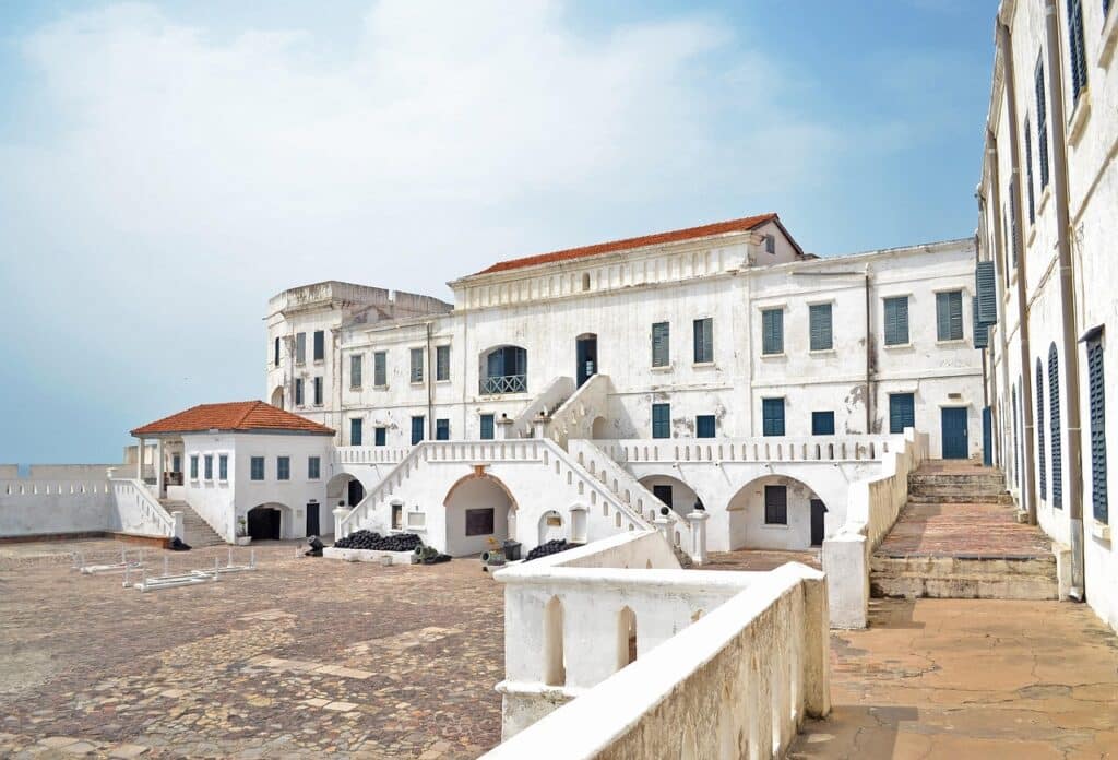 Filming in Ghana - Castle